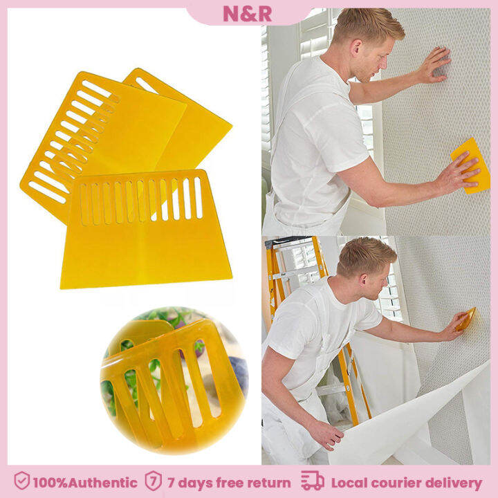 Wallpaper Smoother Smoothing Scraper Tool Flexible Rigid Wall Sticker