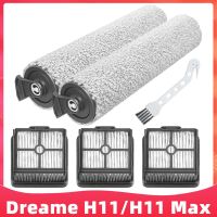 การเปลี่ยนที่แปรงลูกกลิ้งและตัวกรอง Hepa เหมาะสำหรับ Xiaomi Dreame H11/H11อุปกรณ์อะไหล่เครื่องดูดฝุ่นแบบเปียกและแห้ง