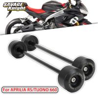 RS660 Motorcycle Accessories Front Axle Fork Crash Sliders Wheel Protector For Aprilia RS 660 Tuono 660 Moto Wheel Protector Wires  Leads Adapters