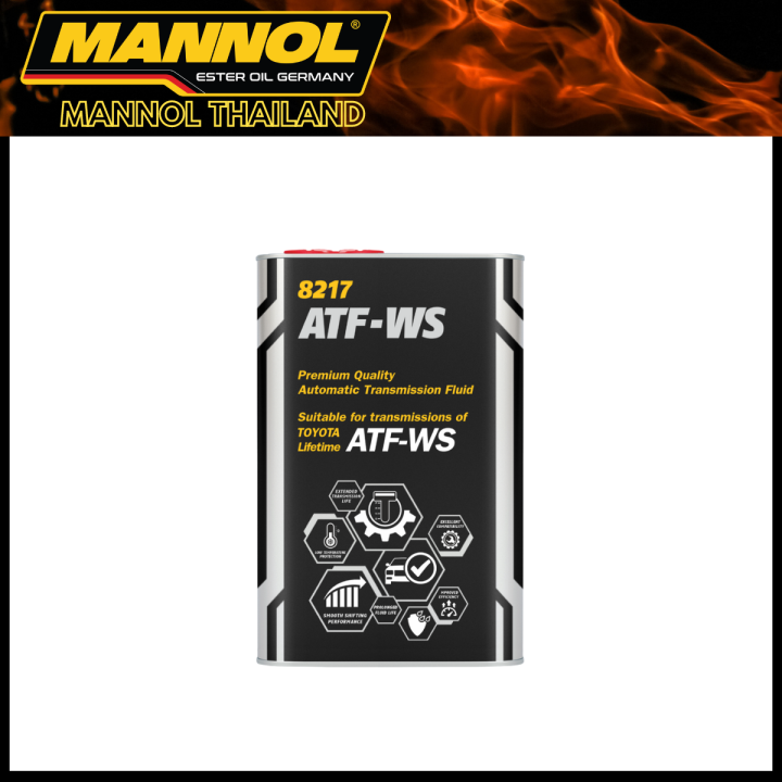 ⭐สินค้าคุณภาพ⭐MANNOL ATF WS น้ำมันเกียร์อัตโนมัติเกรดสังเคราะห์แท้ เป็น ...
