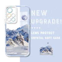 Casing Ponsel สำหรับ Xiaomi Redmi Note 11 Pro + 5G Xiaomi Poco X4 NFC Redmi Note 12 4G 5G Xiaomi Poco X5 5G เคสโทรศัพท์คริสตัลกันกระแทกของแท้ปลอกอ่อนเคสมือถือใสป้องกันกล้องคลุมทั้งหมด