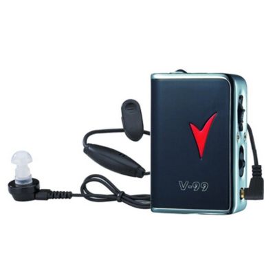 ZZOOI V-99 Pocket  Hearing Aid headphones Sound Amplifier Portable Divice  Adjustable Tone Digital Aid Ear Durable Earphone Type