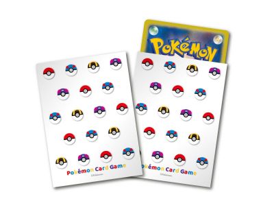 [Pokemon Japan] Sleeve - ลาย Monster Ball Design ลิขสิทธิ์แท้ Pokémon Center สลีฟ, ซองการ์ด, ซองใส่การ์ด, Sleeve
