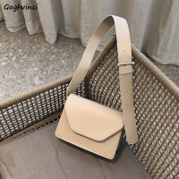 Women Shoulder Bags Adjustable Cross Body PU Leather Envelope Bag OL Daily Brief Korean Style Teenager Handbags Cell-phone Money