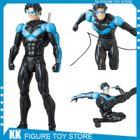 รูปอะนิเมะ15ซม. Dick Grayson Nightwing Medicom Mafex No.175 Mafex (Batman: Hush Ver.) รูปการกระทำรูปปั้นรุ่นตุ๊กตาของเล่นของขวัญ