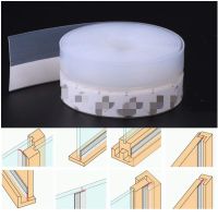 Self-adhesive Weatherstrip Silicone Rubber Door Seal Strip Window Sealing Strip Draft Stopper 25mm 35mm 45mm x 5m Transparent Decorative Door Stops