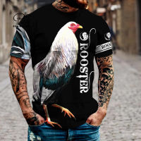 PLstar Cosmos 3DPrint Newest Rooster Animal Flag Art Unique ManWoman Harajuku Streetwear Casual Funny T-Shirt Short Sleeve Q-1