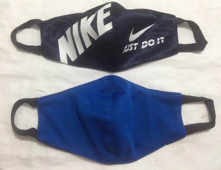 nike blue face mask