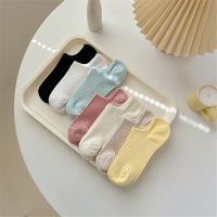 Solid Color Breathable Casual New Summer Sock Slippers High Quality Cotton Socks Invisible Socks