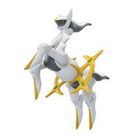 โมเดลโมเดลโมเดลคอลเลกชันของเล่นแอคชั่น Arceus ของ Bandai เป็นโปเกมอนของแท้โมเดลประกอบชิ้นส่วนขนาดใหญ่เคลื่อนย้ายได้