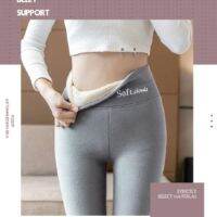 HOT HULXOIQQQEWV 573[] ความร้อน Leggings สำหรับผู้หญิงสูงขึ้นชุดชั้นในกางเกงฤดูหนาวแคชเมียร์หนาทนกว่า T Leggings กางเกงผ้าฝ้ายจุดต่ำสุดที่อบอุ่น