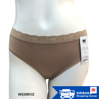 Wacoal Panty รุ่น WQ6M02 (size XL , XXL)กางเกงในขอบลูกไม้เอวต่ำ