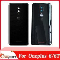 ใหม่สำหรับแบตเตอรี่ OnePlus 6หน้าจอโทรศัพท์ฝาหลังประตูหลังสำหรับ OnePlus 6 T 6 T เคสซองเก็บแบตเตอรีพร้อมกาวสำหรับอะไหล่ทดแทน