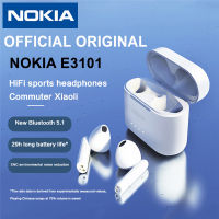 NOKIA E3101 Bluetooth TWS Headphone Wireless Fone Earphone Noise Reduction Dual Mic HD Call Headset Semi in Ear for Android IOS