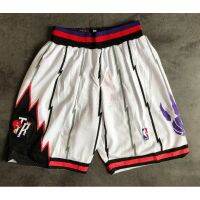 2023NBA Shorts Toronto Raptors ANVLEET LOWRY 19-20 Season Retro White Basketball Shorts