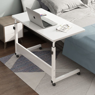 โต๊ะคอมข้างเตียง bed tableเครื่อนย้ายได้ ได้ 80*กว้าง40 ซ ยกการออกแบบความสูงที่ปรับไดโต๊ะคอมพิวเ