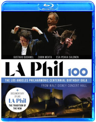 Los Angeles Philharmonic centennial celebration concert Dudamel salonen Zubin meita Blu ray BD25G