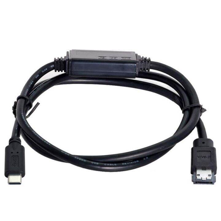 ESATA to USB C Cable USB Type C Male Host to ESATA ESATAp HDD Cable for
