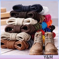 【hot sale】☎ D18 1 Pair ✨COD✨ 120/140CM Round Colorful Polyester Shoelaces shoe lace round Hiking Boots Shoe Strings sports shoes lace tali kasut hitam圆形 鞋带 YM04