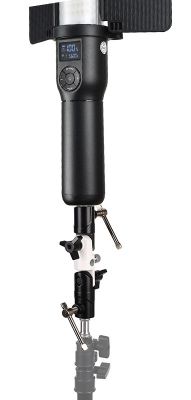 Conversion 14"-38" Screw Adapters Light Stand U-shape 360 Degree Umbrella Bracket Adjustable Godox LC500 LC500R Flash Shoe