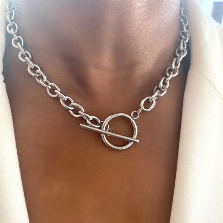 1pc-2022-simple-toggle-clasp-stainless-steel-chain-necklace-fashion-new-chunky-chain-necklace-for-men-women-silver-color-jewelry