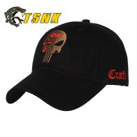 TSNK ผู้ชายผู้หญิงปัก Amercian Punisher SEAL ทีมผ้าฝ้ายหมวกปรับ Snapback เบสบอลหมวก...