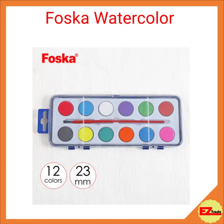 Foska Washable Water Color Pens Set Of 12