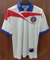 In Chile in 1998 national road throwback jerseys football shirt white tops soccer jersey เสื้อกีฬาผู้ชาย เสื้อฟุตบอลยุค90 เสื้อฟุตบอลย้อนยุค