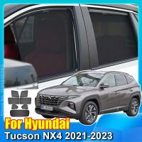 ม่านหมวกกันแดดกันรังสียูวีสำหรับ Hyundai Tucson NX4 2021กระจกบังแดดรถยนต์2023ตาข่าย