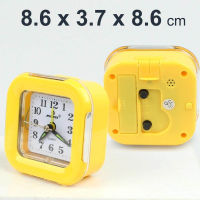 นาฬิกาปลุก นาฬิกาปลุกมินิ ทรงสี่เหลี่ยม (คละสี)Alarm Clock XD796  รุ่น Square-plastic-Alarm-Clock-XD796-05D-Song