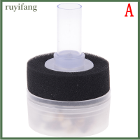 ruyifang Fish TANK Aquarium PUMP Air Driven Bio Corner FILTER ฟองน้ำทอด Betta ถังนาโน