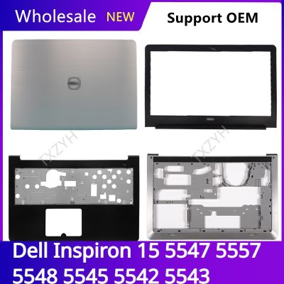 New For Dell Inspiron 15 5547 5557 5548 5545 5542 5543 Laptop LCD back cover Front Bezel Hinges Palmrest Bottom Case ABCD Shell