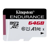 !! รวดเร็วทันใจ !! KINGSTON 64 GB MICRO SD CARD (ไมโครเอสดีการ์ด) HIGH ENDURANCE UHS-I U1 CLASS 10 (SDCE/64GB) - BY DIRT CHEAPS SHOP