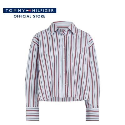 Tommy Hilfiger เสื้อเชิ้ตแขนยาวผู้หญิง รุ่น WW0WW38954 0BA - หลากสี