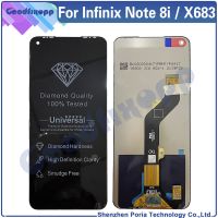 สำหรับ8i Infinix Note ชิ้นส่วนจอสัมผัสแอลซีดีของเครื่องแปลงดิจิทัล X683B X683สำหรับอะไหล่ซ่อมหน้าจอ Note8i Infinix