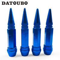 DATOUBO 16 pcs Aluminium Metal Long spike bullet car tire valve stem cap,Motorcycle truck novelty wheel Air Dust Valve Cap Red