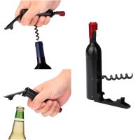 2 In 1 Opener Wine Corkscrew Beer Cap Bottle Opener Beer Bottle Can Remover Cutter  Kitchen Accessories Wine Cap Openers Bar Wine Tools