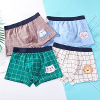 2PCS/lot Soft Cotton Boy Boxer Great Elasticity Childrens Underwear Four-corner Comfortable Panties Cartoon For 2-15 Years Boys