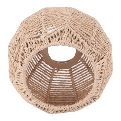 Home Lighting Rattan Lamp Cover Handmade Woven Chandelier Retro Lampshade Homestay Lampshade Decorative Chandelier
