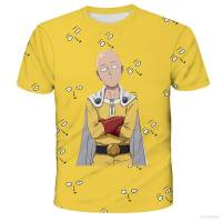 One Punch Man Anime Tshirt Short Sleeve Top Unisex Cosplay SAITAMA Tee for Kid Adult Fashion 3D Shirt Casual Plus Size