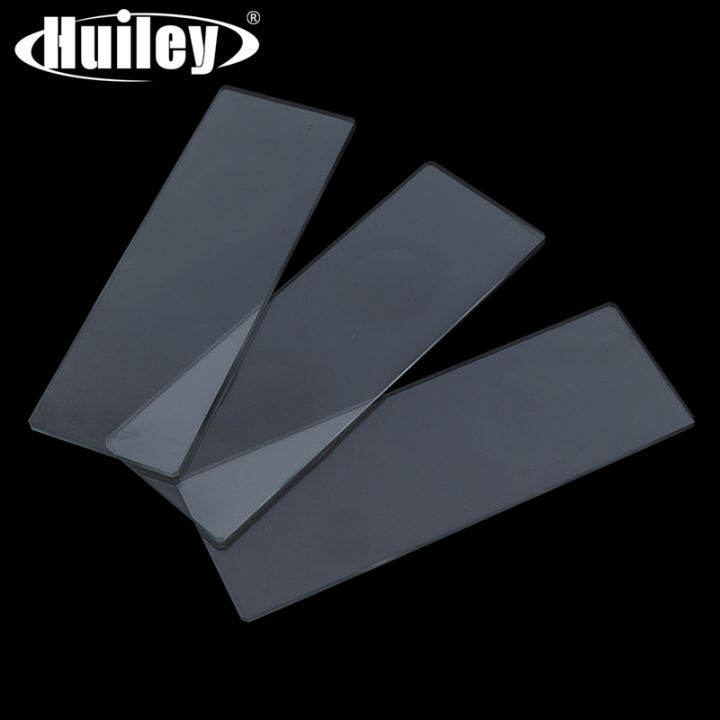 5 Pieces Blank Glass Slides Single Concave Double Concave Glass Slides Reusable for Biological