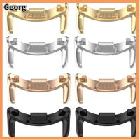 GEORG 2Pcs ของใหม่ สายนาฬิกาข้อมือสาย สมาร์ทสมาร์ทโฟน โลหะสำหรับตกแต่ง สายรัดข้อมือ สายอะแดปเตอร์ คอนเนคเตอร์