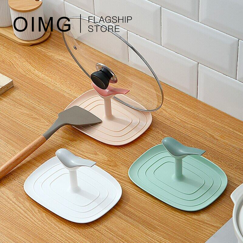 Lid and Spoon Rest Bird Shape Storage Rack Spoon Pot Lid Shelf Cooking Storage Kitchen Decor Tool Stand Holder Pan Pot Cover Lid Rack Stand Organizer Spoon Rest Stove Organizer Nordic Green