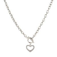 Punk Multilayer Stainless Steel Necklace For Women Necklace Heart Necklace Chain Necklaces Pendant Necklace Heart Jewelry Gifts