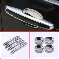 สำหรับ Land Rover Discovery 5 LR5 2017-2020 ABS Chrome รถด้านนอกประตู Handle Cover ประตูชามป้องกันครอบคลุมสติกเกอร์อุปกรณ์เสริม