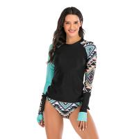 Sexy Swimsuit Bikini mujer Rashguard women Long Sleeve swimwear rashguard surfing Two Piece Swimsuit Tankini Set surf swimming