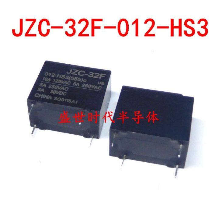 【☊HOT☊】 EUOUO SHOP Jzc-32f 012-hs3 555 10a4-pin รีเลย์/012-hs3