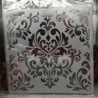 ✻☈◇ 1Pcs 30x30cm Mandala Window Frame DIY Layering Stencils Wall Painting Scrapbook Coloring Embossing Album Decorative Template