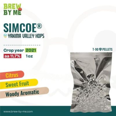 ฮอปส์ Simcoe ® PELLET HOPS (T90) โดย Yakima Valley ทำเบียร์ Homebrew