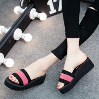 2020 Women Shoes Summer Bohemia Beach Sandals Red Stripes Slippers Flip Flops